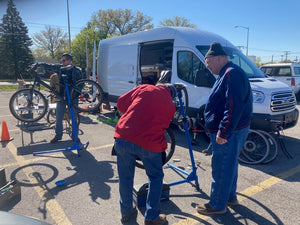 Taking It To The Community-Mobile Bicycle Repair Shop